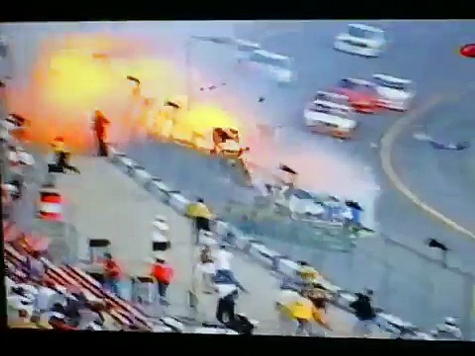 nascar daytona 2000  Bodine's near FATAL crash in truck race