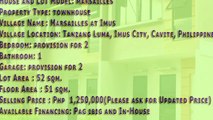RFO House and Lot for Sale Lipat Agad | Affordable Homes in Cavite Imus House Marsailles