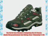 The North Face Women's Hedgehog Gtx Iii Classic Khaki/Chrysanthemum Red Hiking Shoe T0Awuwbp7