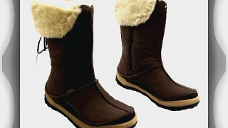 Size 7 Merrell Women's Oslo Waterproof Espresso Brown Warm Lined Leather Boots