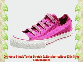 Converse Chuck Taylor Stretch Ox Raspberry/Rose Kids Shoe 630295 (UK3)