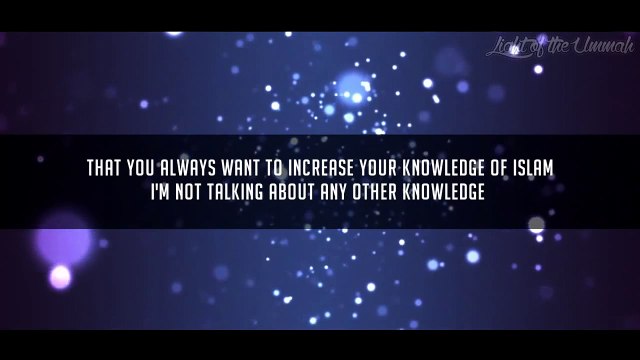 The Importance of Islamic Knowledge ᴴᴰ || Important Reminder