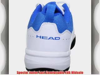 HEAD  Sensor Court Junior White/Blue Tennis Shoe 2750633 3 UK