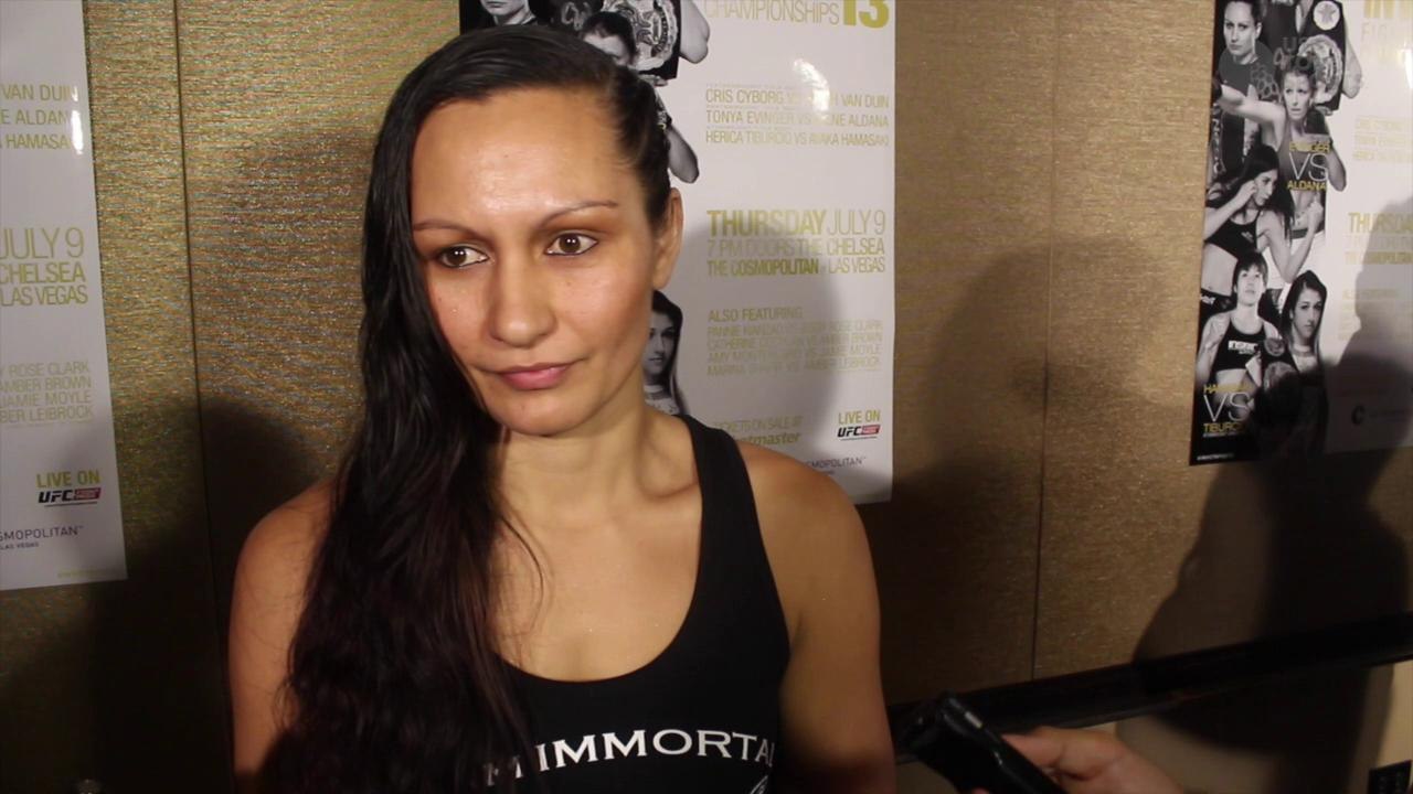 Faith Van Duin admits she's nervous, but not about fighting 'Cyborg'
