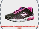 New Balance Womens Running Shoes W890BK4 Black/Pink 5 UK 37.5 EU