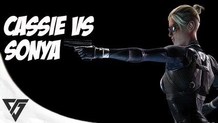 Mortal Kombat X Cassie V/S Sonya Gameplay