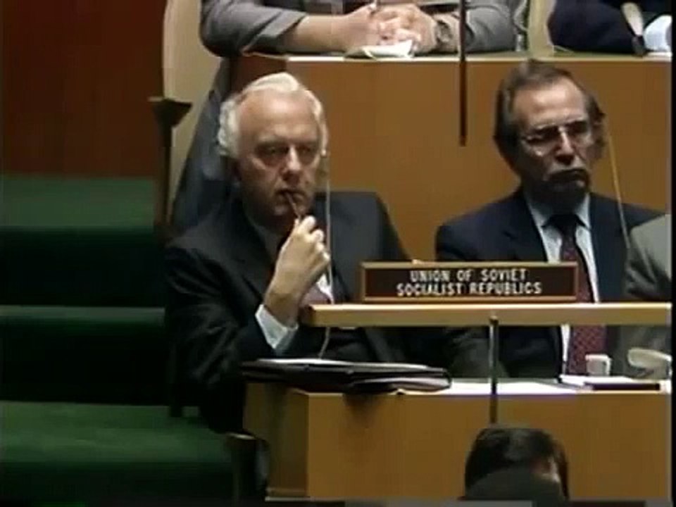 Ronald Reagan United Nations Speech Referencing "An Alien Threat"