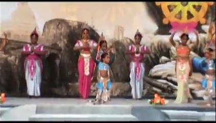 Poson 2015 Children Dancing. Thushari Dancing Academy.