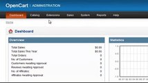 Premium OpenCart Theme - eCart Theme Control Panel installation