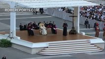 Pope Francis speaks about educating children during his general audience