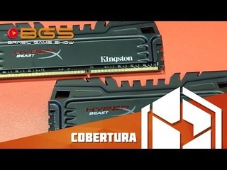 Diretor da Kingston no Brasil apresenta linha HyperX para gamers - [BGS 2013] - BJ