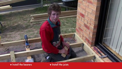 How To Build A Deck Frame - DIY At Bunnings