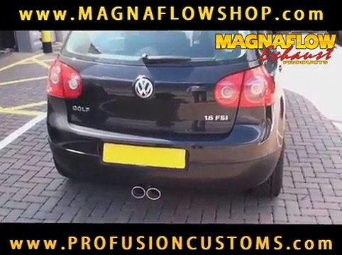 Magnaflow Custom Exhaust - VW Golf 1.6 FSi by Profusion Customs