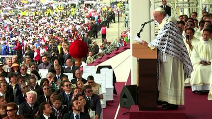 Pope Francis holds mass in Ecuador's capital Quito