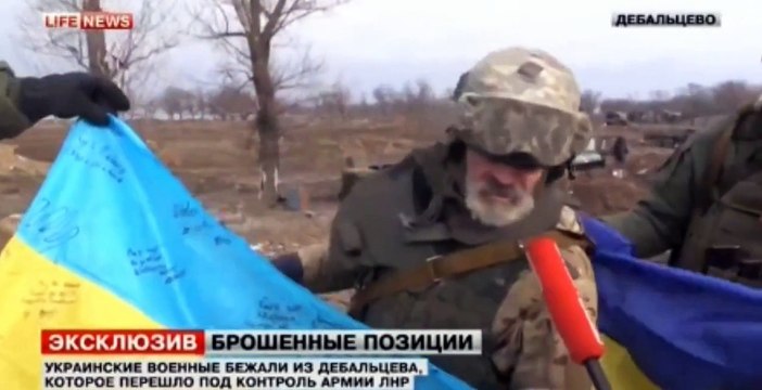 Горы трупов и оружия.Позиции укровояк после планового отступления из Дебальцево..Украина,АТО.