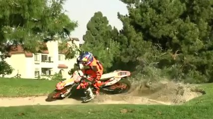 Ronnie Renner Riding His Ktm on Golf Course!