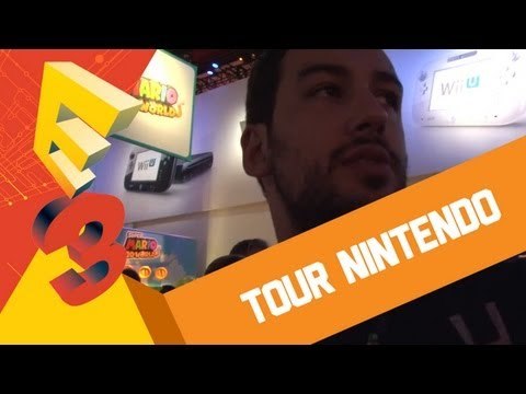 Tour pelo estande da Nintendo com Wii U (novos jogos do Mario) [BJ na E3 2013]