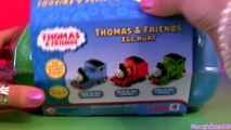 Thomas & Friends Egg Hunt Toy Surprise James Percy Thomas Rev & Go Unboxing by Funtoys