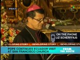 Ecuador: Pope Meets with Civil Society Groups