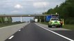 A1 motorway German border huge truck waiting line (2008)