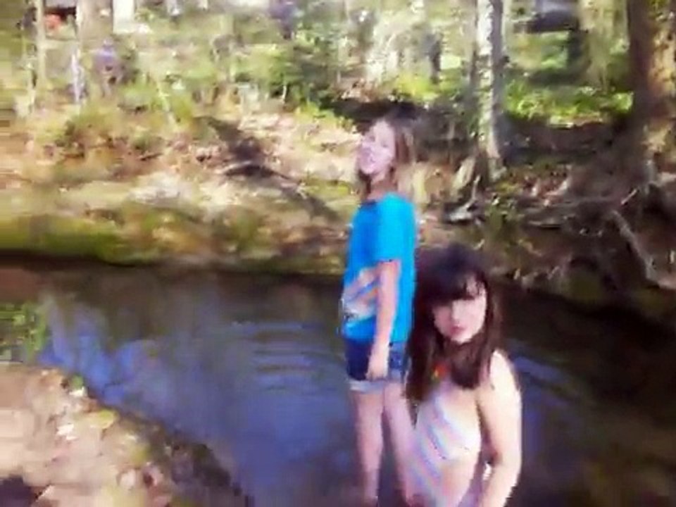 swimming in the creek(: