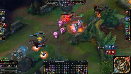 SKT T1 Faker - Yasuo vs AP Smite Ezreal - KR LOL SoloQ Highlights