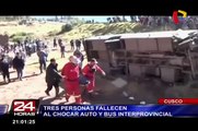 Accidentes de carretera dejan cinco muertos en el interior del país
