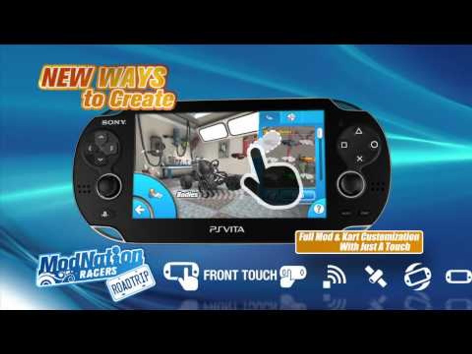 ModNation Racers: Road Trip - Features Preview [Vita]