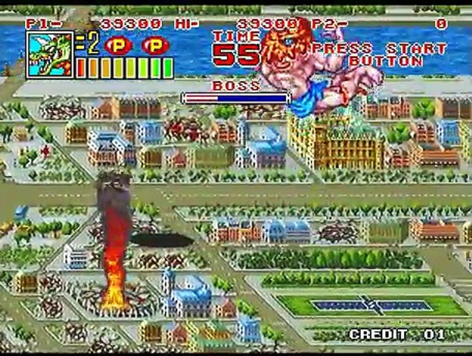 Arcade Longplay [102] King of the Monsters 2 - The Next Thing