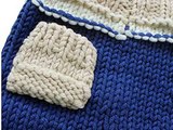JastoreÂ® Photography Prop Baby Costume Cute Blue Crochet Kn