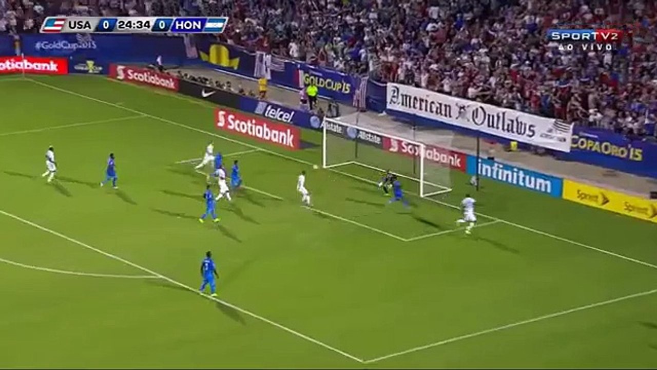 Estados Unidos ganó 2-1 a Honduras con doblete de Clint Dempsey por Copa Oro 2015