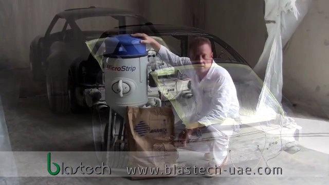Soda Blasting - Porsche 911 Paint Removal - Blastech UAE