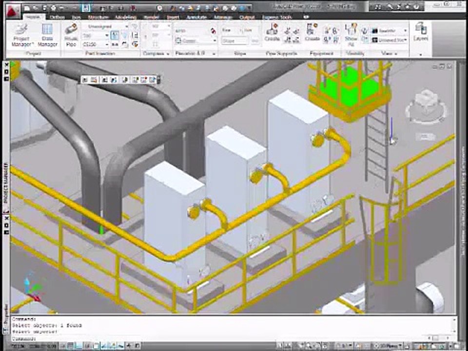 AutoCAD Plant 3D - Manifold Pipe Routing