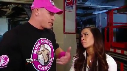 WWE Raw 10/22/12 Full Show John Cena Tries To Console AJ Lee