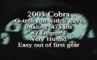 Mustang SVT Cobra 2003 supercharged racing on street