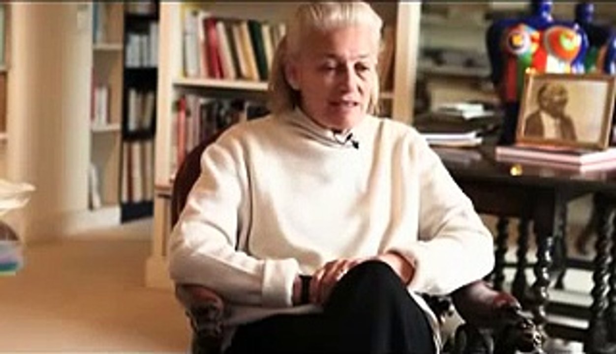 Elisabeth Badinter & le SPS / lutte contre l'illettrisme, message de soutien au SPS