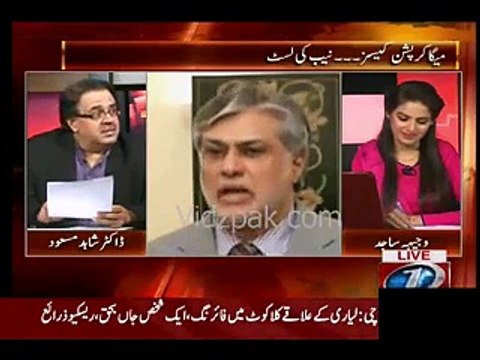 Ishaq Dar has Mehrab sign on his forehead but he is involved in corruption of billion of rupees Dr.Shahid Masood_2