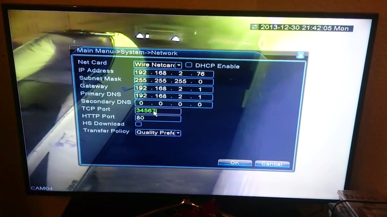 FLOUREON DVR SURVEILLANCE CAMERA SET UP