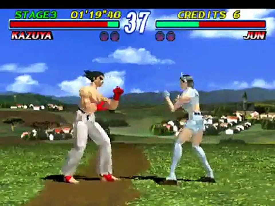 Tekken 2 Kazuya Mishima Playthrough on Ultra Hard