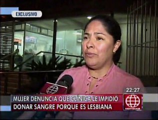 Mujer no pudo donar sangre por ser lesbiana: esto dice la ley