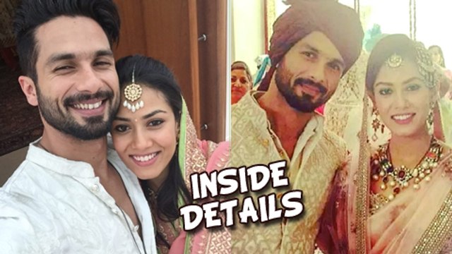 Revealed: Shahid Kapoor & Mira Rajput's Wedding Details