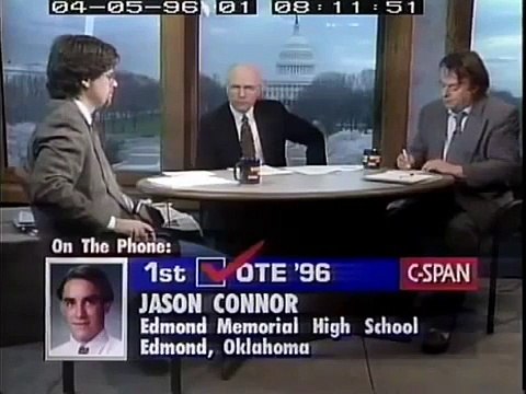 Christopher Hitchens on India, Pakistan, Intelligent Design, Gun Control, Religion, Ayn Rand 1996