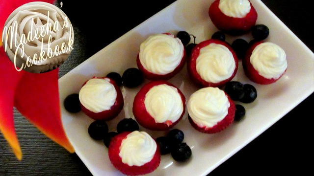 Cream Topped Strawberries