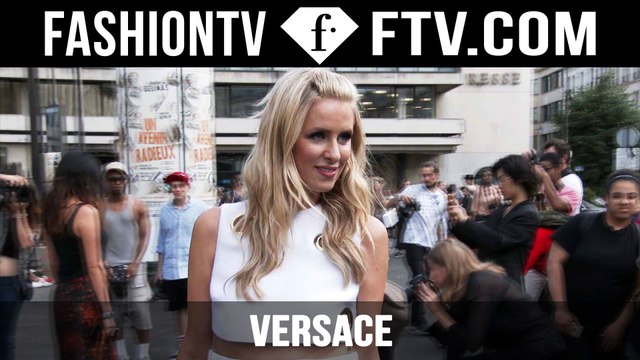 Versace Arrivals pt. 2 ft. Naomi Campbell & Rosie Huntington- Whiteley | Paris Haute Couture Fall/Winter 2015/16 | Fashi