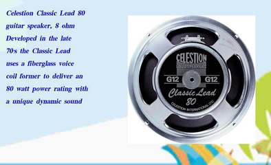 Celestion Classic Lead 80 guitar speaker  8 ohm