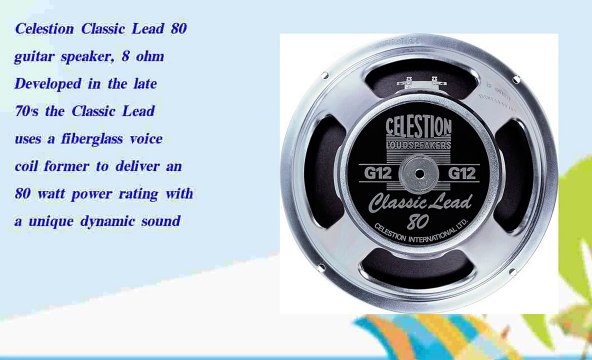 Celestion Classic Lead 80 guitar speaker 8 ohm