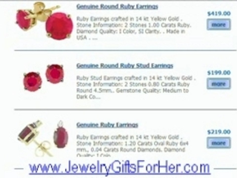 Great Ruby Earrings