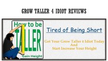 Grow Taller 4 idiots – Tips to Grow Taller Faster with this system