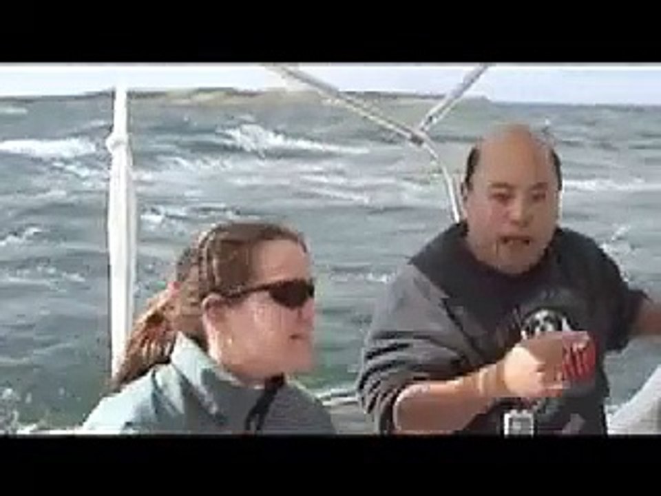 Sailing A Telstar 28 Trimaran on Buzzards Bay