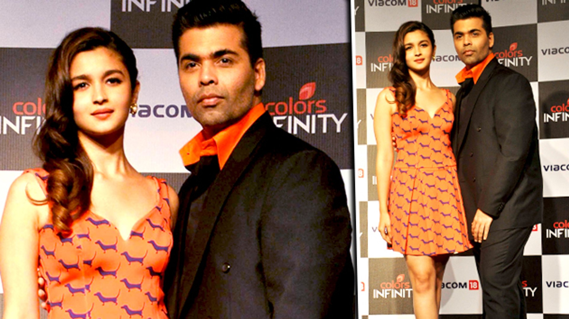 ⁣Alia Bhatt & Karan Johar @ Channel Launch | Colors Infinity